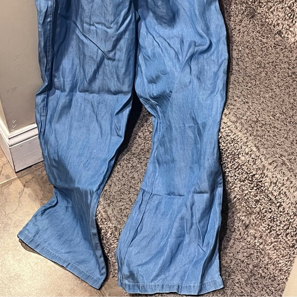 Tahari Girl Blue Ruffled Kids Dress - Picture 2 of 8